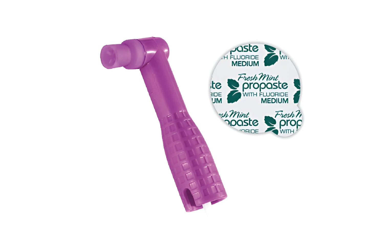 ProAngle Plus + Prophy Paste Combo Pack - Firm Purple cup, coarse mint paste, box of 500