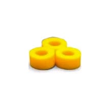 Code Rings - Silicone, Medical Grade, Standard Size: 1/8 ID, 1/8 wide, Yellow, Box of 50