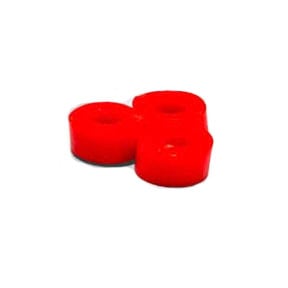 Code Rings - Silicone, Medical Grade, Standard Size: 1/8 ID, 1/8 wide, Red, Box of 50
