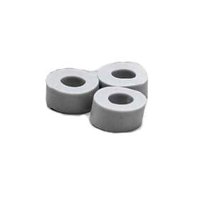 Code Rings - Silicone, Medical Grade, Standard Size: 1/8 ID, 1/8 wide, Gray, Box of 100
