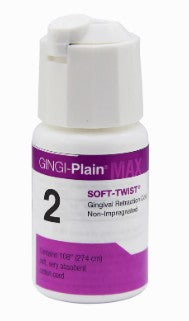 Gingi-Pak MAX Soft Twist 100% Cotton, 108" per Bottle