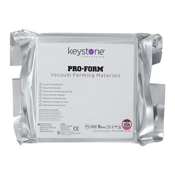 Vacuum Forming Splint Material.040 5x 5 25/Pkg (#9615060)