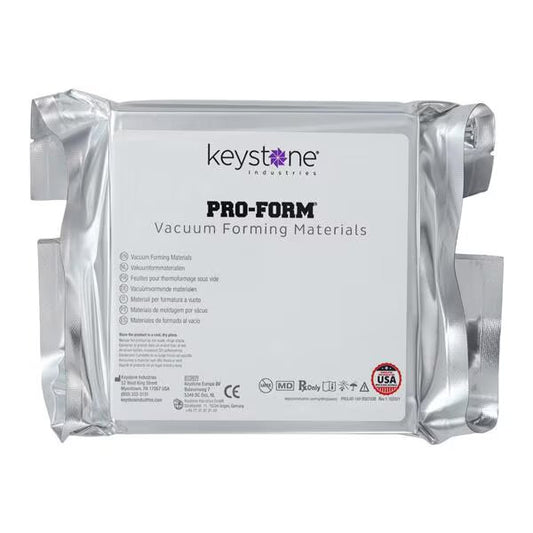 Vacuum Forming Splint Material.040 5x 5 25/Pkg (#9615060)