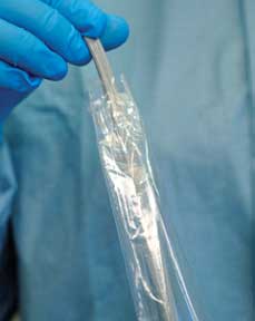 Syringe Sleeves, Blue w/Opening, 2_" x 10", 500/bx