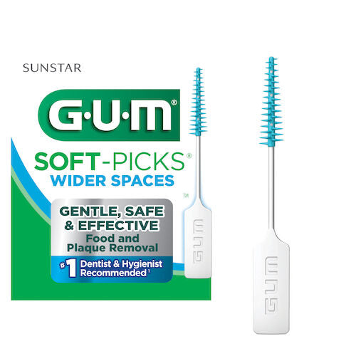 GUM Soft-PicksWider Spaces, 5 Picks, 72/Box