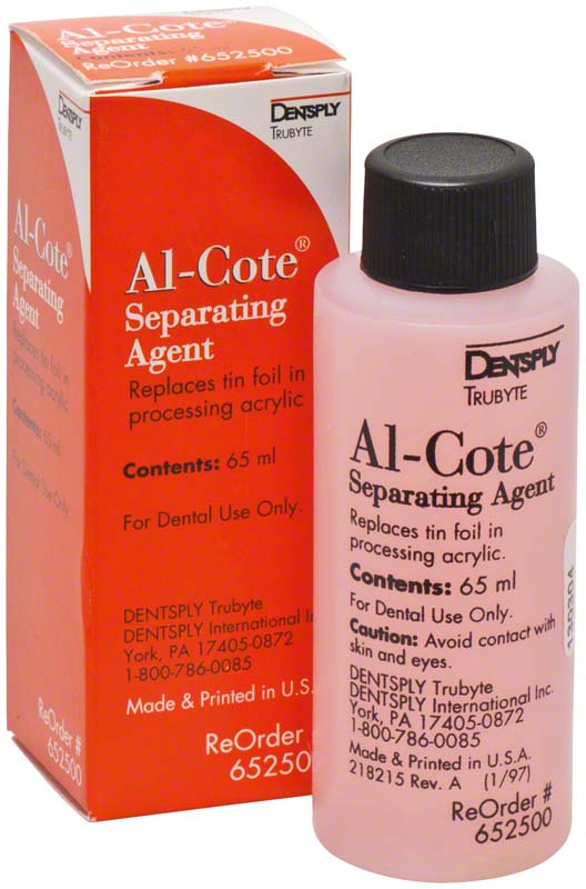 Al-Cote Separating Agent, Tin Foil Replacement, 65ml/Pkg