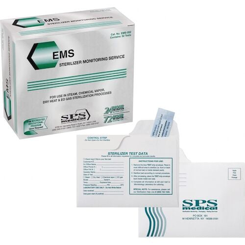 EMS Sterilizer Monitoring Service, 52 tests/bx