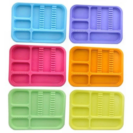Divided Tray with Different sizes and colors Each