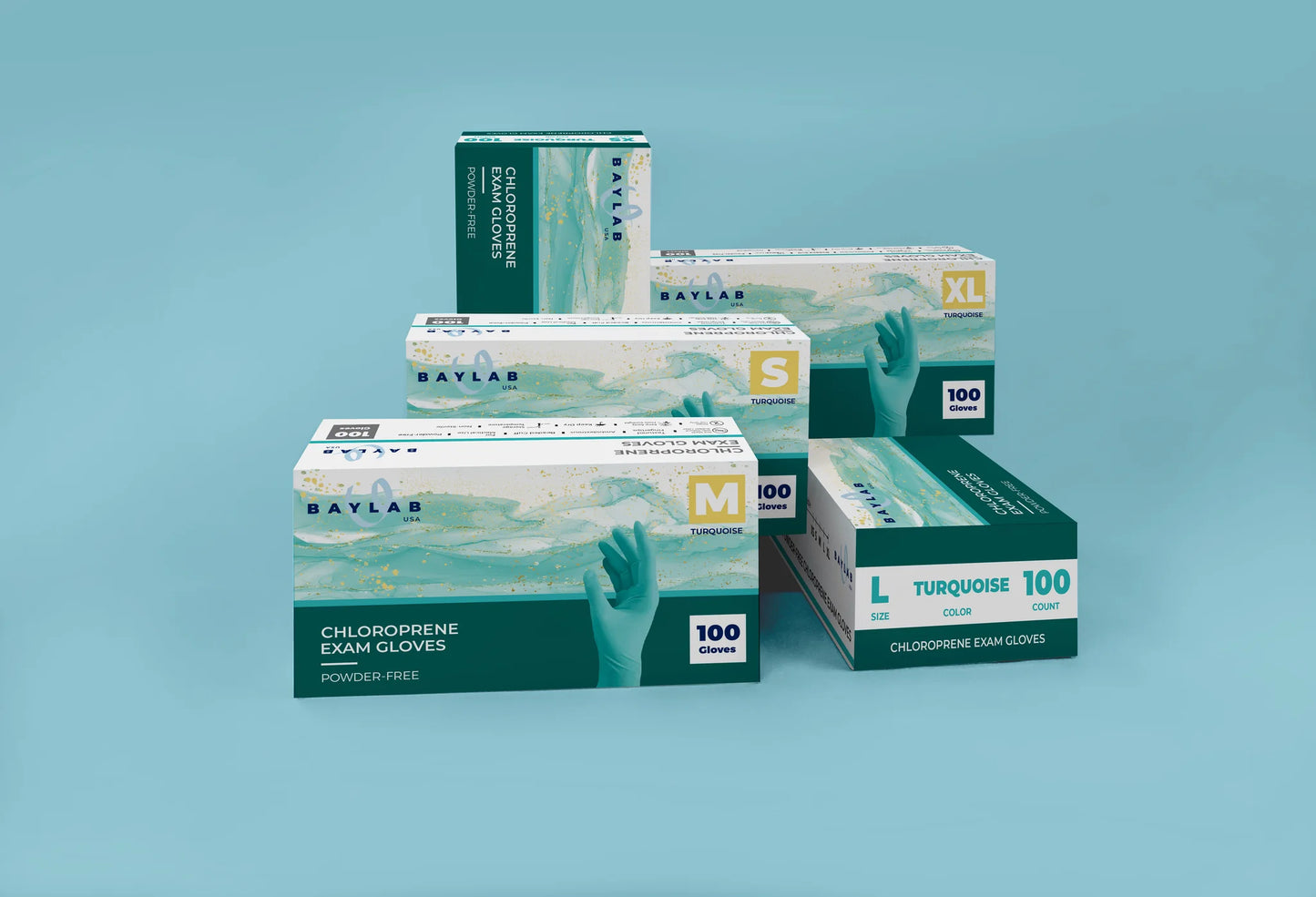 Chloroprene Exam Gloves