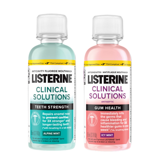 Listerine Clinical Solutions Mouthwash, 3.2 oz, 24/cs