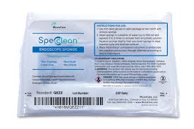 Spec Clean Endoscope Sponge (Vacuum Packed Presaturated with Concentrated ProEZ AW Quad Enzymatic Detergent, 1 pack
