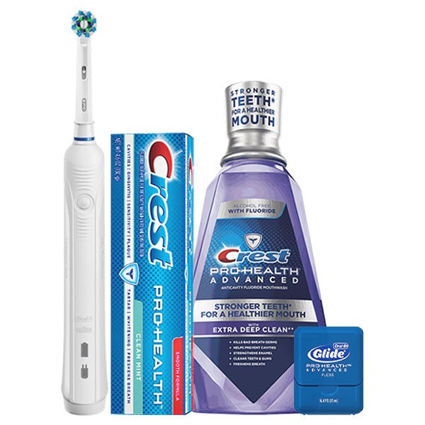 Daily Clean Pro 1000 Power Toothbrush Bundle