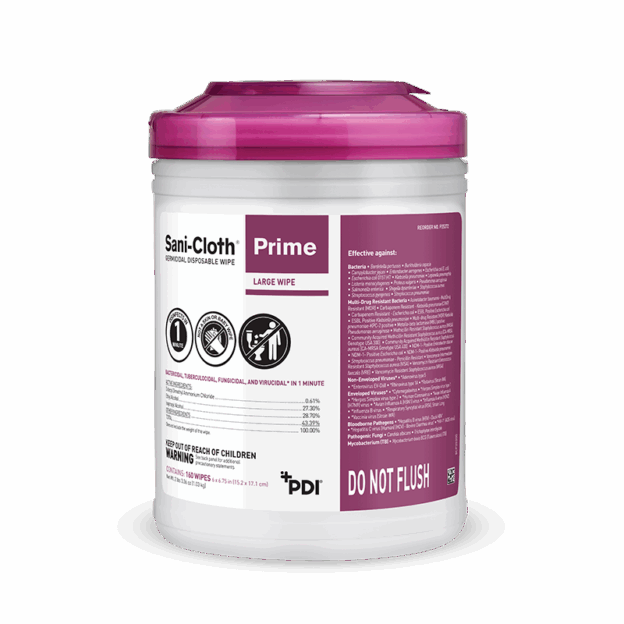 Sani-Cloth Prime Germicidal Disposable Wipes