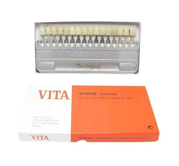 16 Colors Teeth Whitening Shade Guide Porcelain Tooth