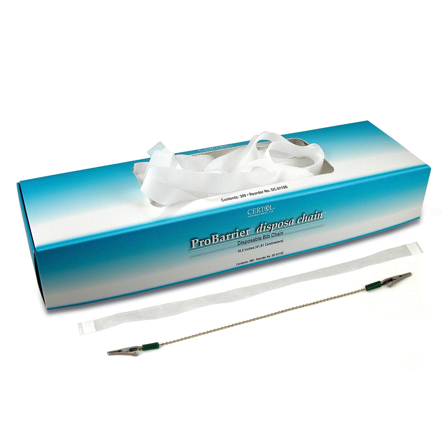 3/4" x 16 1/2" Disposable Bib Chain