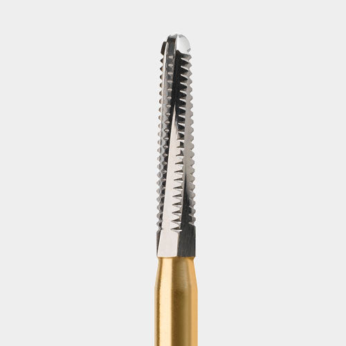 NeoBurr Carbides FG #CK85616, Crown Cutting, Round End Taper Disposable Carbide Bur, 25/Pkg