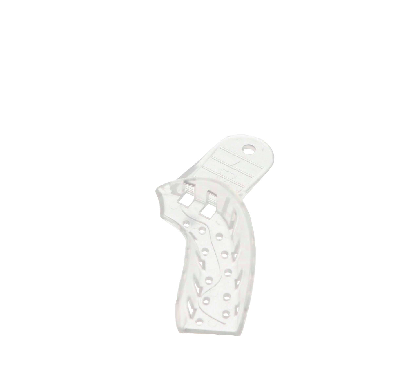 Excellent-Crystal Disposable Impression Trays, #7 Upper-Right/Lower-Left, Clear, (12Pcs/Bag)