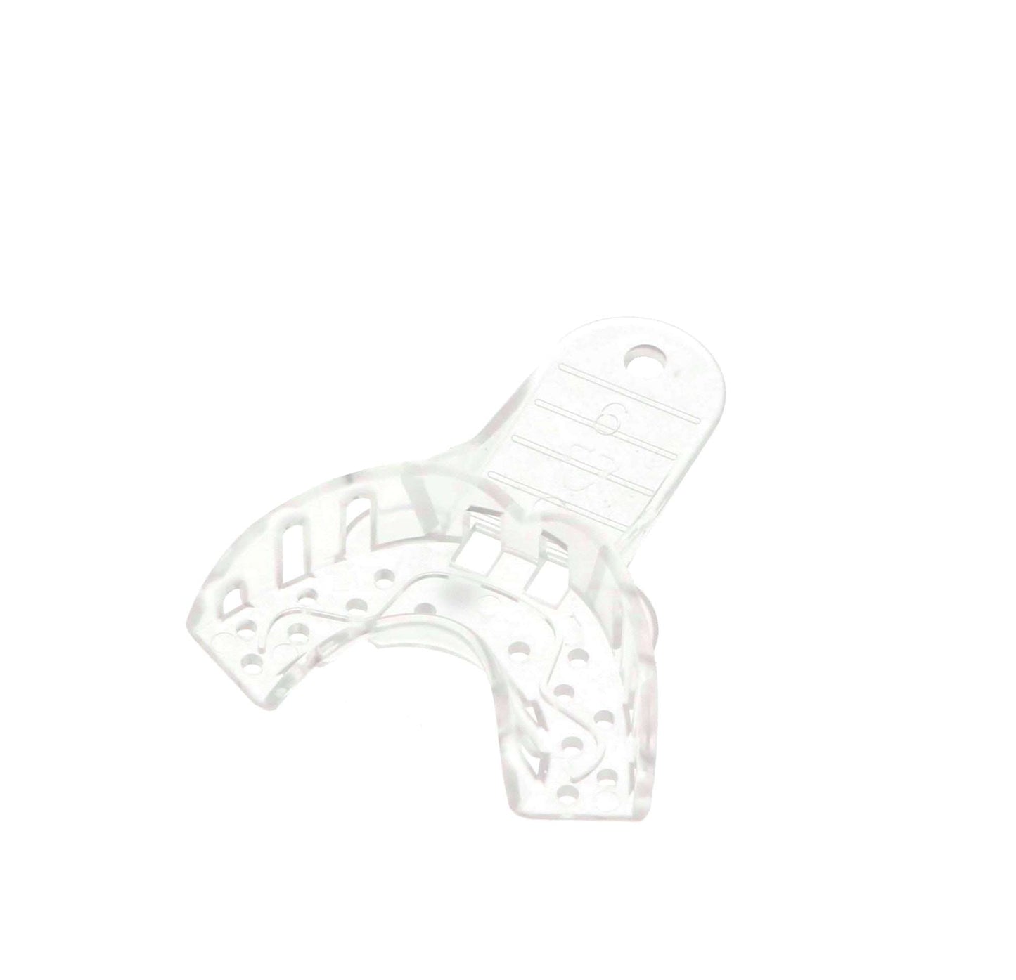 Excellent-Crystal Disposable Impression Trays, #9 Anterior, Clear, (12Pcs/Bag)