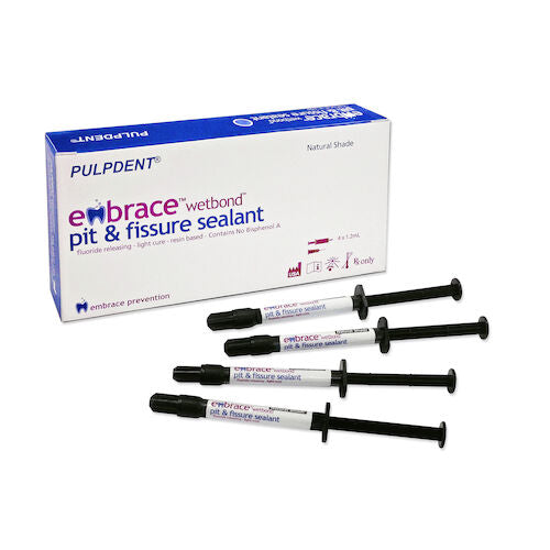 Embrace Wetbond Pit & Fissure Sealant - 36.6% Filled, Kit: 4 x 1.2 mL syringes
