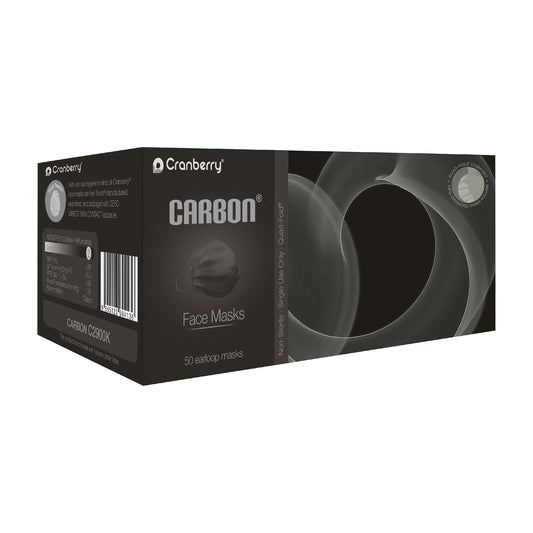 Carbon Face Mask, ASTM Level 3, One Size, 50/Box