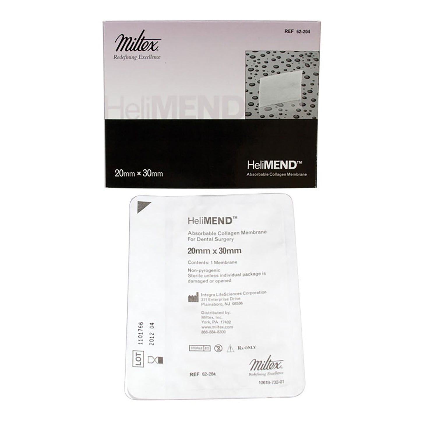 Miltex Helimend Collagen Membrane HeliMEND Collagen Membrane 20mm x 30mm, Sterile