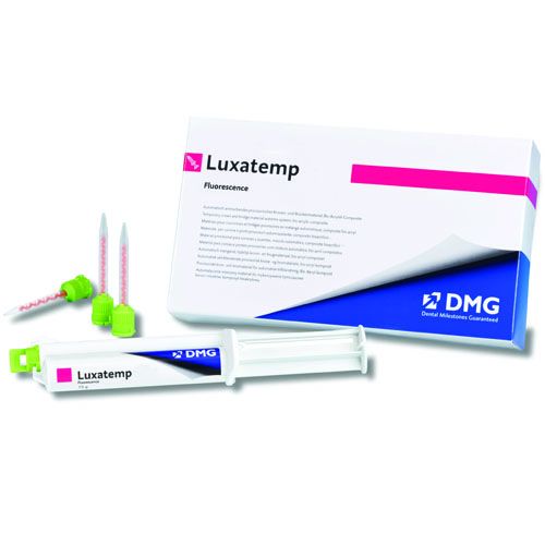 Luxatemp Fluorescence Smartmix - BL (1-15gm Syringe, 10 Smartmix Tips)