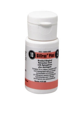 SilTrax Epi Braided Medicated Retraction Cord, 10/2, 72" per Bottle