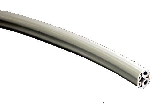 Asepsis 4-Hole Handpiece Tubing Straight (Gray)