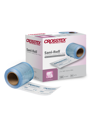 Sani-Roll Sterilization Tubing, Paper / Plastic, See Thru - 200 Meter Roll - Steam, ETO, 8"