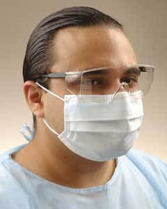 Ultra FogFree Earloop Face Mask, Level 3, Blue, 40/bx
