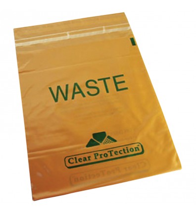 Utility Waste Bag-Stick On Adheres To Most Work Surfaces, 9" X 10", Buff (200Pcs/Box)