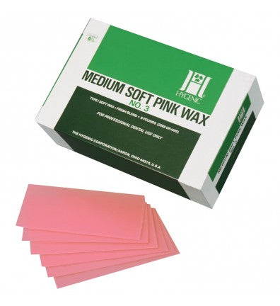 Baseplate Wax, Medium Soft, Pink, 1lb.