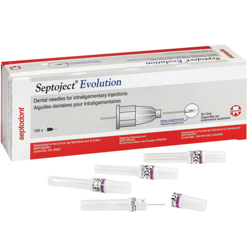 Septoject Evolution 30 Ga X-Short, 9 mm, Purple
