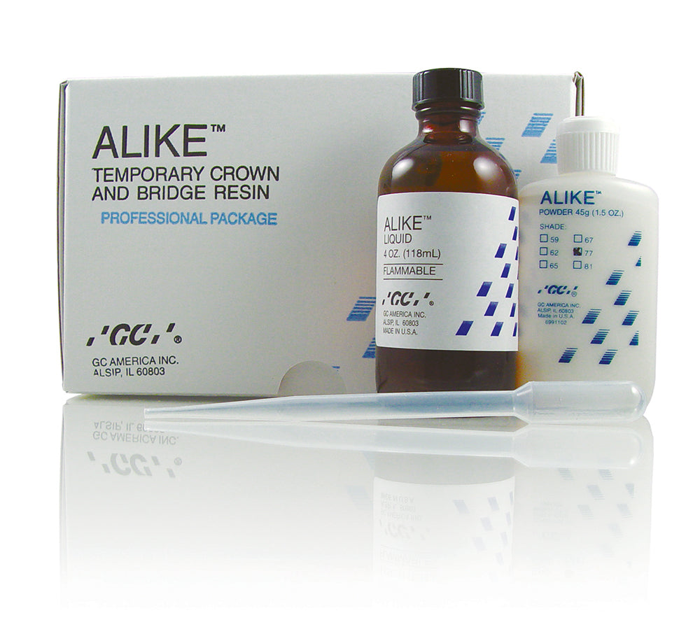 ALIKE Self-Cured Temporary Crown and Bridge Resin