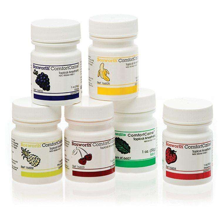 Comfortcaine Topical Anesthetic Gel, 20% Benzocaine, Pina Colada Flavor, 1oz./Pkg