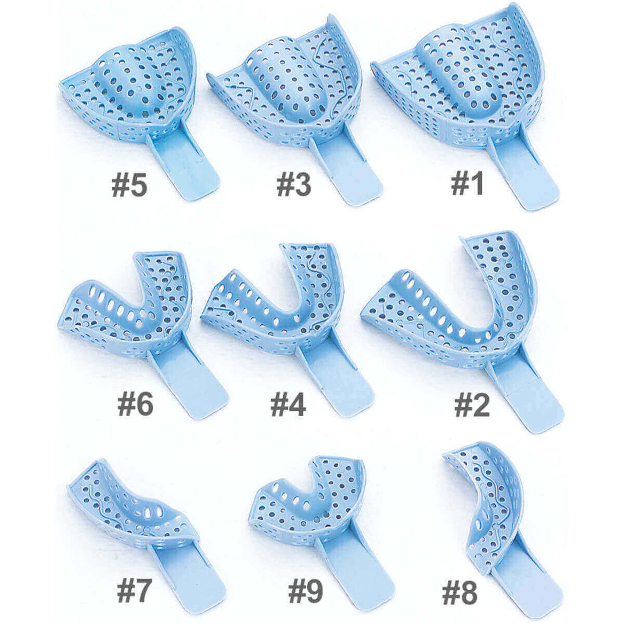 Excellent II Disposable Impression Trays, 12/Pkg