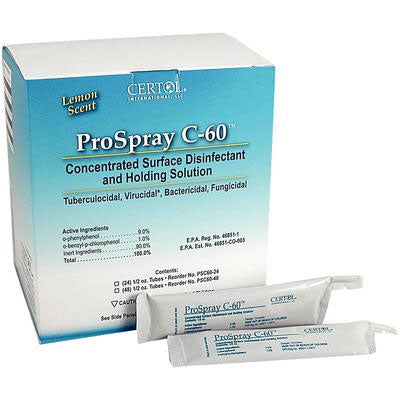 ProSpray C-60 Operatory Pack - (48) 1/2 oz. Unit Dose (makes 6 gallons)