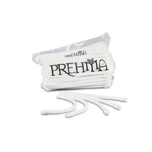 Prehma Saliva Ejectors, White with White Tip, 100/Bag