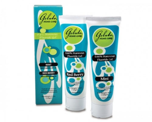 Gelato Home Care Stannous Fluoride Gel, .4% Stannous Fluorite Concentrate, Mint Flavor, 4.3oz./Bottle,