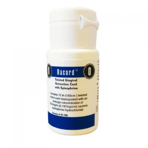 Racord Twisted Medicated Retraction Cord, 8/0, 72" per Bottle