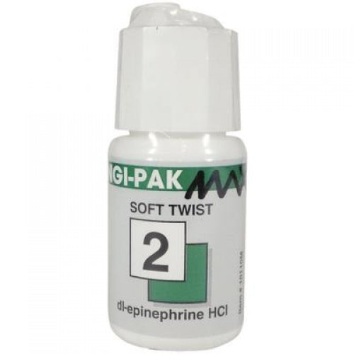Gingi-Pak MAX Soft Twist #2 Medium with Epinephrine, 100% Cotton, 108" per Bottle.