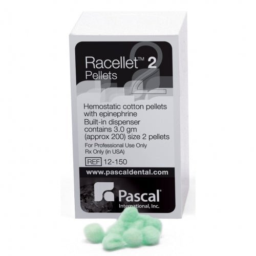 Racellet Hemostatic Pellets #2, 200/Pkg