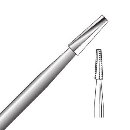 Dental Ree FGOS558 Premium Solid Carbide Burs, 10/Pkg