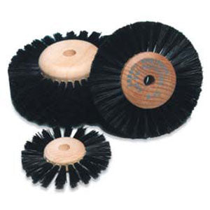 No. B29, 3" Diameter, 4 Straight Rows Abb-Rob Wood Hub Brush
