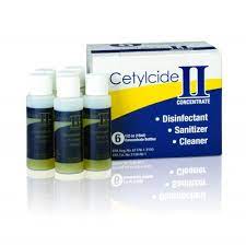 Cetylcide-II Hard Surface Disinfectant -1/2oz Concentrate(6/pkg) #0158