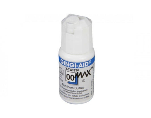 Gingi-Pak MAX Z-Twist #00 Very Thin with Aluminum Sulfate, 100% Cotton, 108" per Bottle.