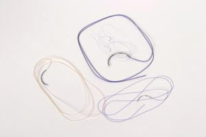 Ethicon Coated Vicryl Sutures 5-0, 18", PS-2, Undyed, 12/Box