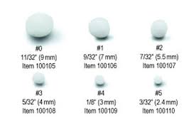 Cotton Pellets, 5/32 Diameter, Size 3 Refills, 12 Refills/Box