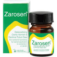 Zarosen Desensitizing Cavity Varnish and Dental Tubuli Seal, 14g #0800