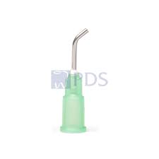 Applicator Tips - Green, 18 ga X 1/2, Prebent tips - pkg. 20
